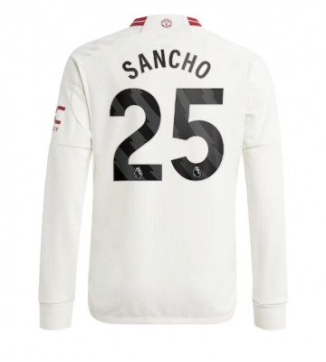 Maillot de foot Manchester United Jadon Sancho #25 Troisième 2023-24 Manche Longue